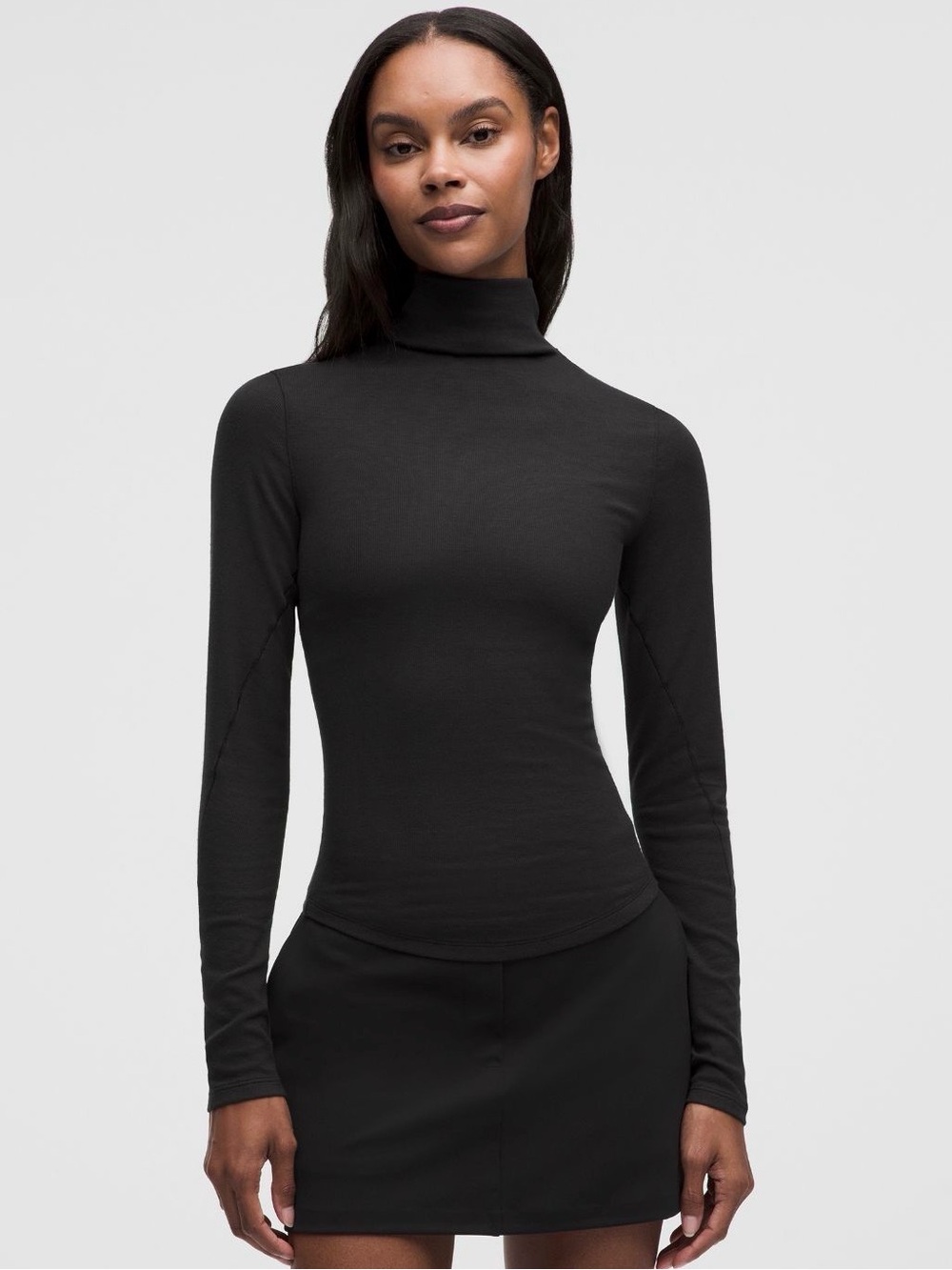 Lululemon Black Hold Tight Long-Sleeve Turtleneck